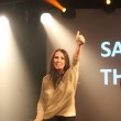 Sandi picking up her "Best Female" award